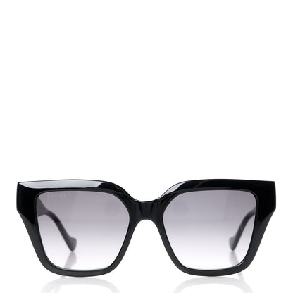 Gucci Acetate Square Frame Chain Sunglasses GG1023S Black 2 of 9