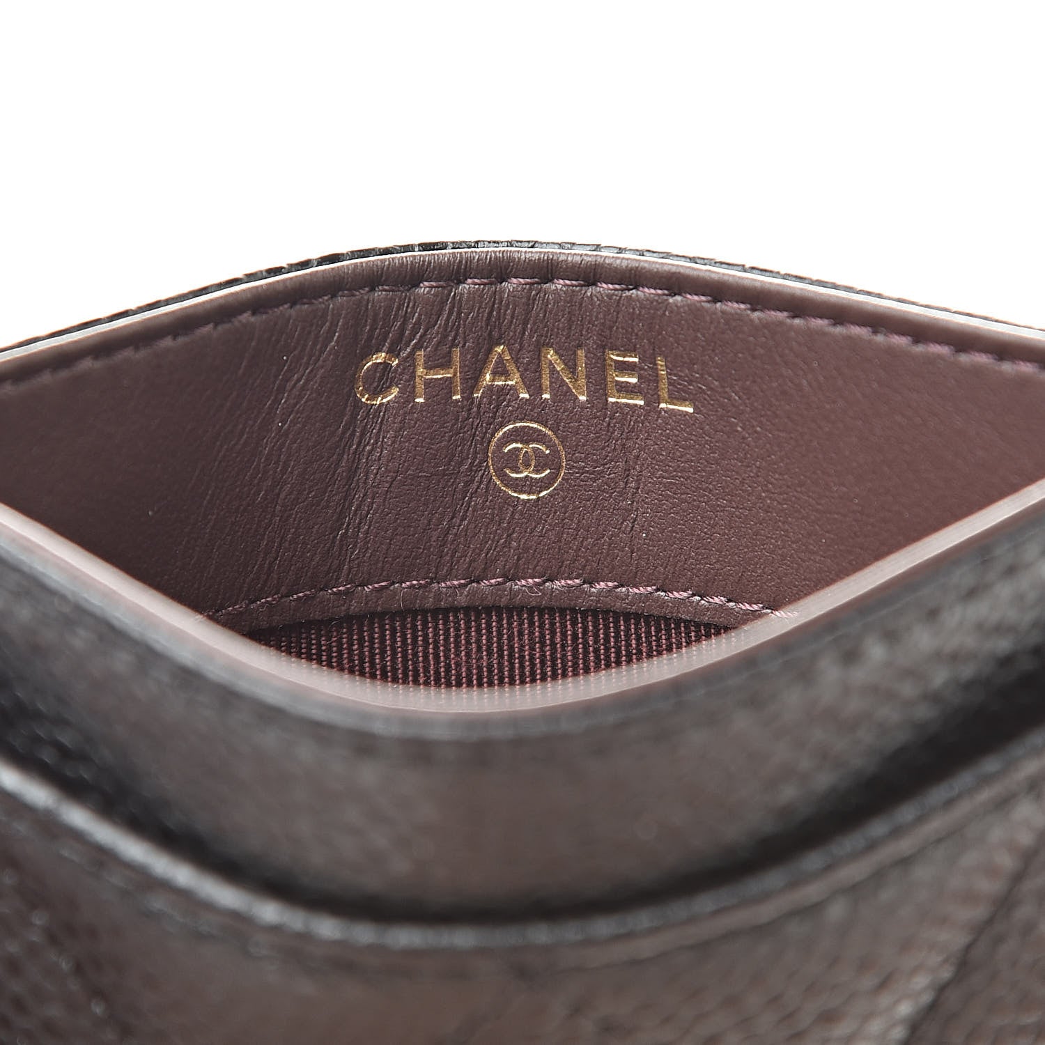 Chanel Caviar Quilted Card Holder Black 6 of 9