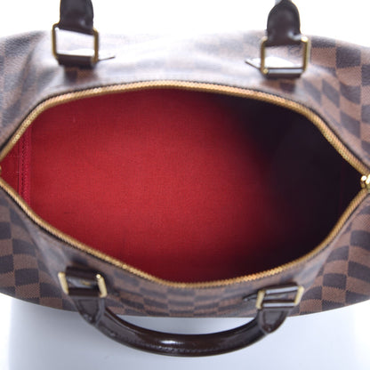 Louis Vuitton Damier Ebene Speedy Bandouliere 30 5 of 11