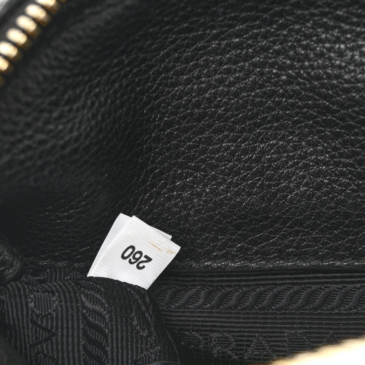 Prada Vitello Daino Logo Belt Bag Black 7 of 12