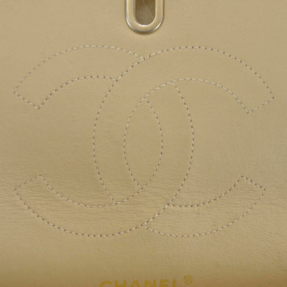 Chanel Aged Calfskin Medium Double Flap Beige 6 of 10