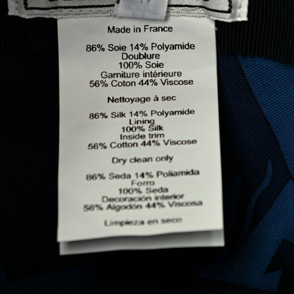 Hermes Silk Woven Dragons Funk Hat 59 Black 8 of 8