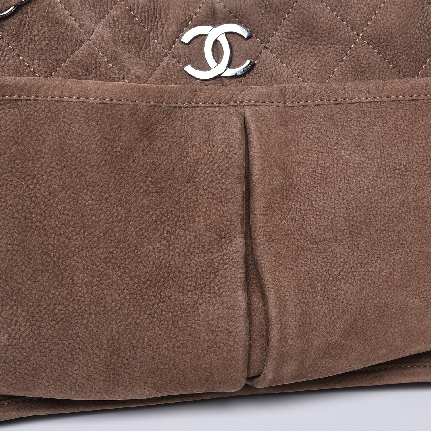 Chanel Ultra Soft Suede Calfskin Natural Beauty Tote Brown 8 of 9