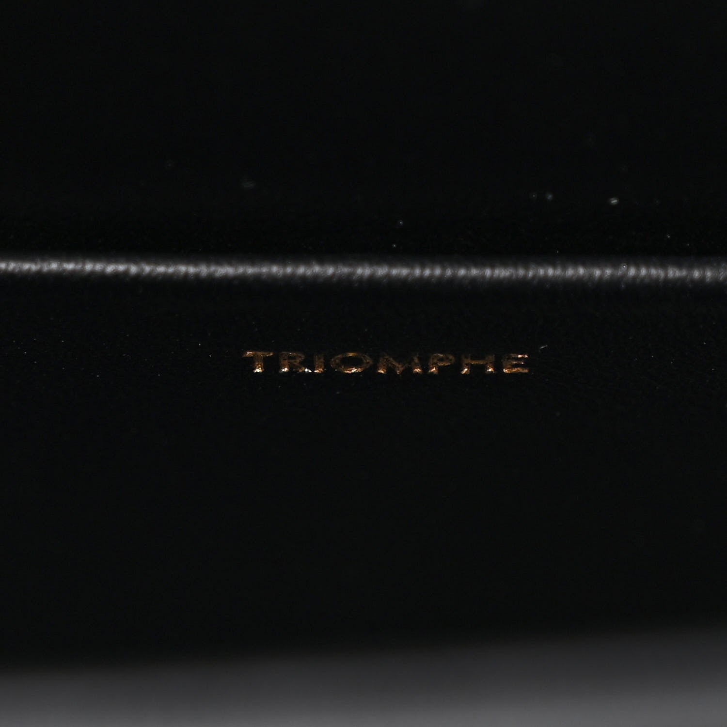 Celine Shiny Calfskin Triomphe Chain Box Bag Black 7 of 11