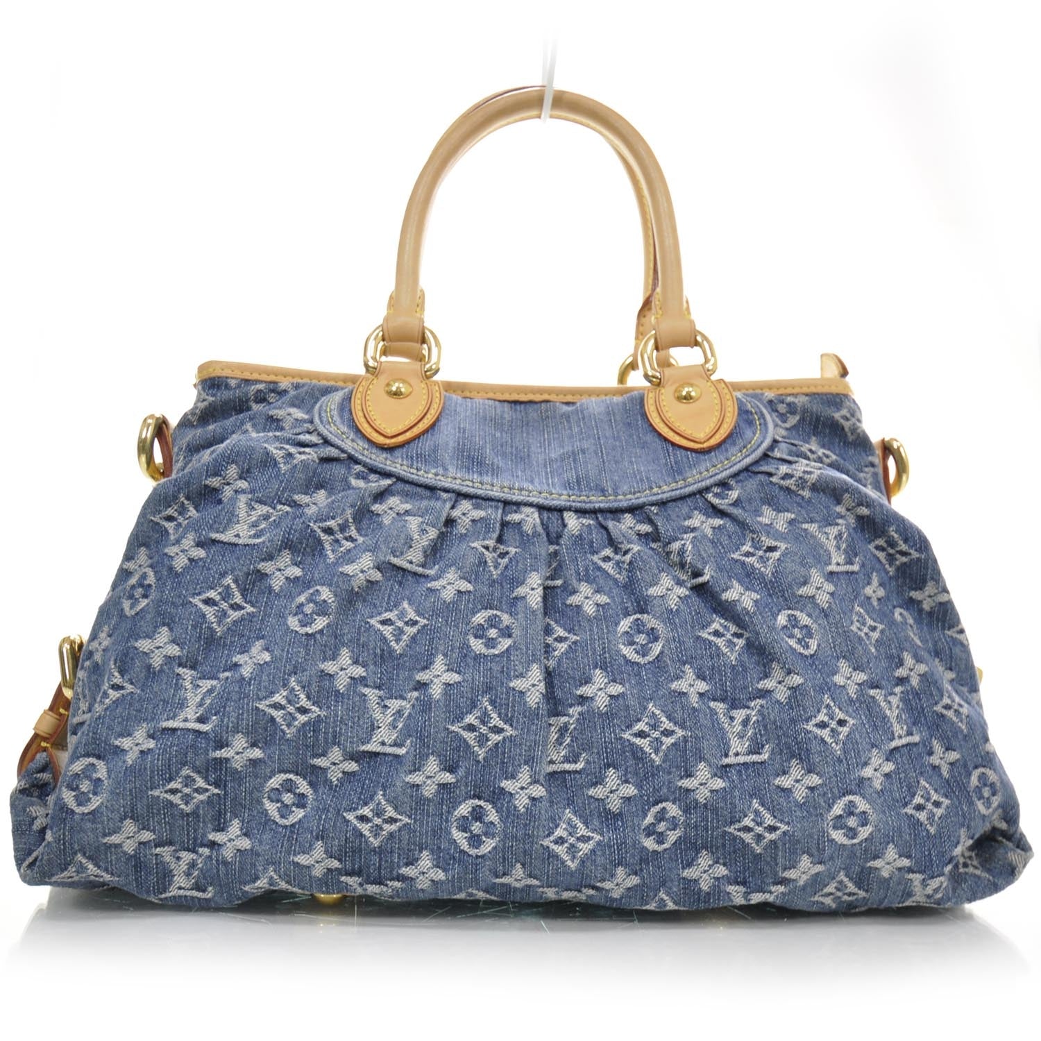 Louis Vuitton Denim Neo Cabby MM Blue 2 of 9