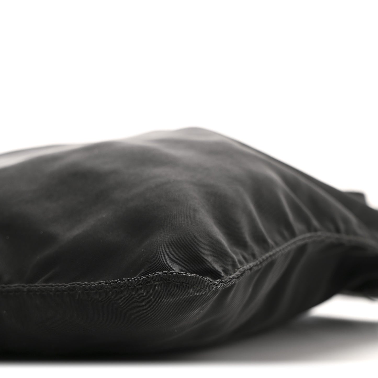 Nylon Vela Flat Messenger Bag Black