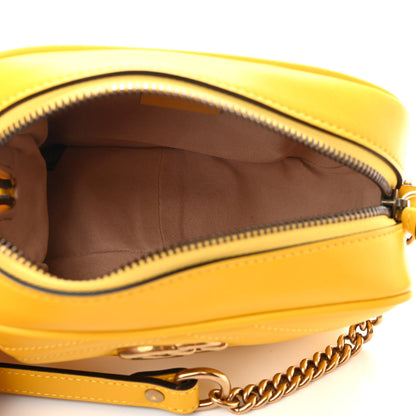 Gucci Calfskin Matelasse Mini GG Marmont Chain Shoulder Bag Stone Topaz 4 of 9