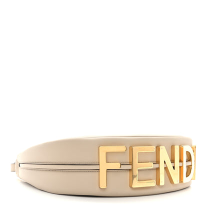 Fendi Vitello Grace Matte Small Fendigraphy Hobo Bag Nuvola 4 of 11