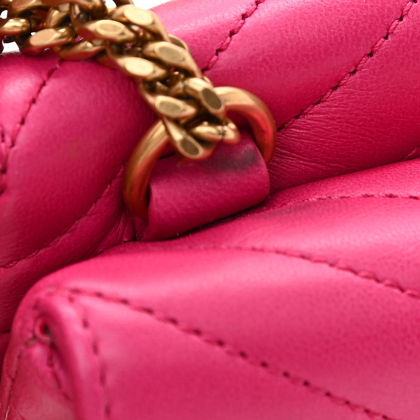 Lambskin Quilted Double Flap Bag Pink