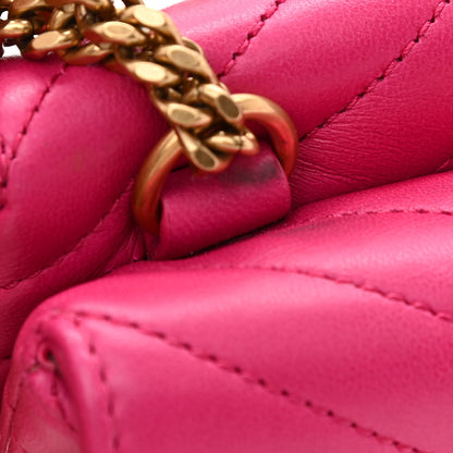 Saint Laurent Lambskin Quilted Double Flap Bag Pink 12 of 12