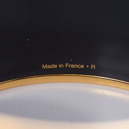 Hermes Enamel Printed Della Cavalleria Extra Wide Bracelet 65 Cacao 3 of 5