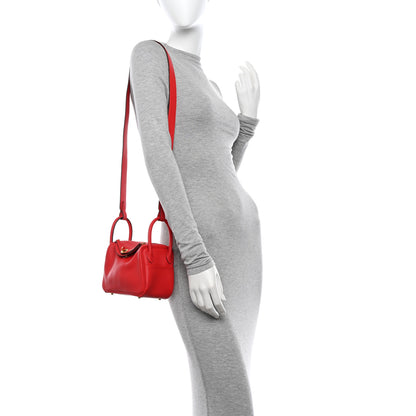 Hermes Swift Mini Lindy 20 Rouge de Coeur 3 of 10