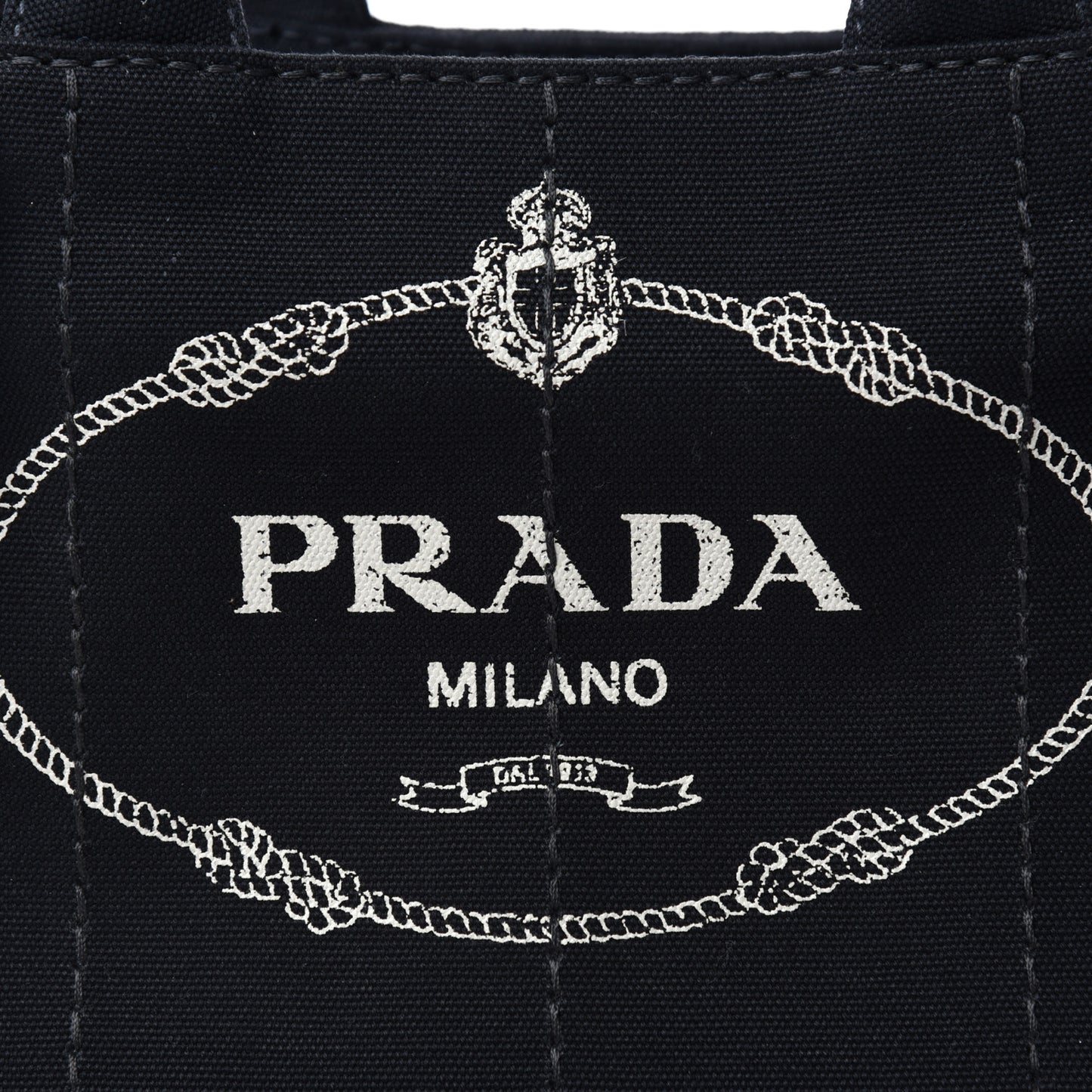 Canapa Small Logo Tote Black