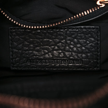 Alexander Wang Pebbled Lambskin Mini Rockie Black Rose Gold Hardware 6 of 10