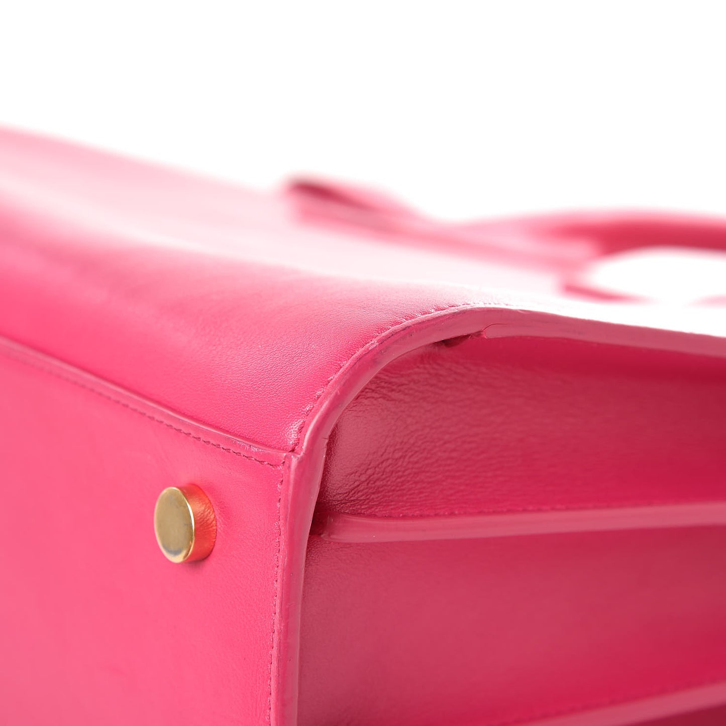 Calfskin Small Sac De Jour Lipstick Fuchsia