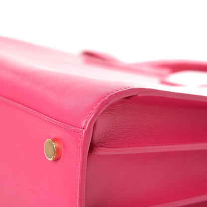 Saint Laurent Calfskin Small Sac De Jour Lipstick Fuchsia 10 of 19