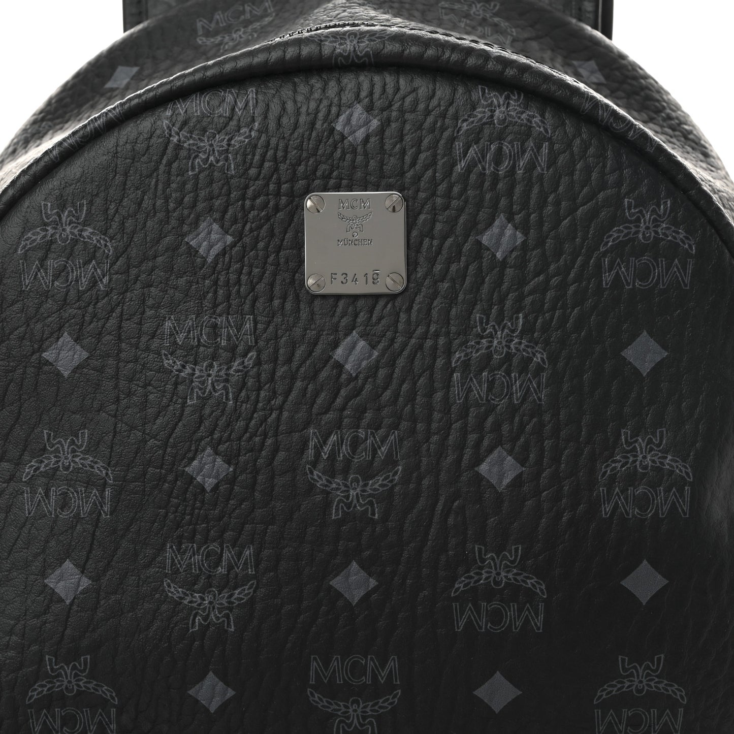 Visetos Medium Side Studs Stark Backpack Black