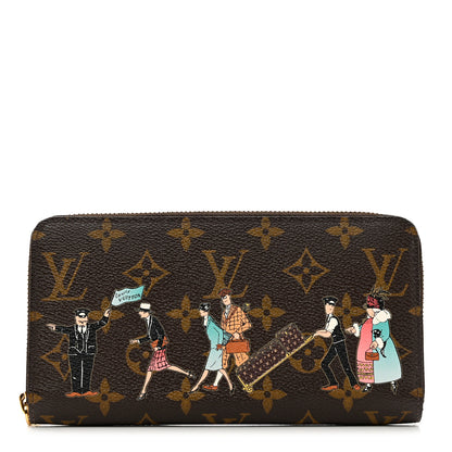 Louis Vuitton Monogram Illustre Zippy Wallet Rose 1 of 7