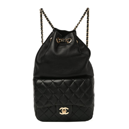 Chanel Lambskin Quilted Small in Seoul Backpack Black 1 of 10