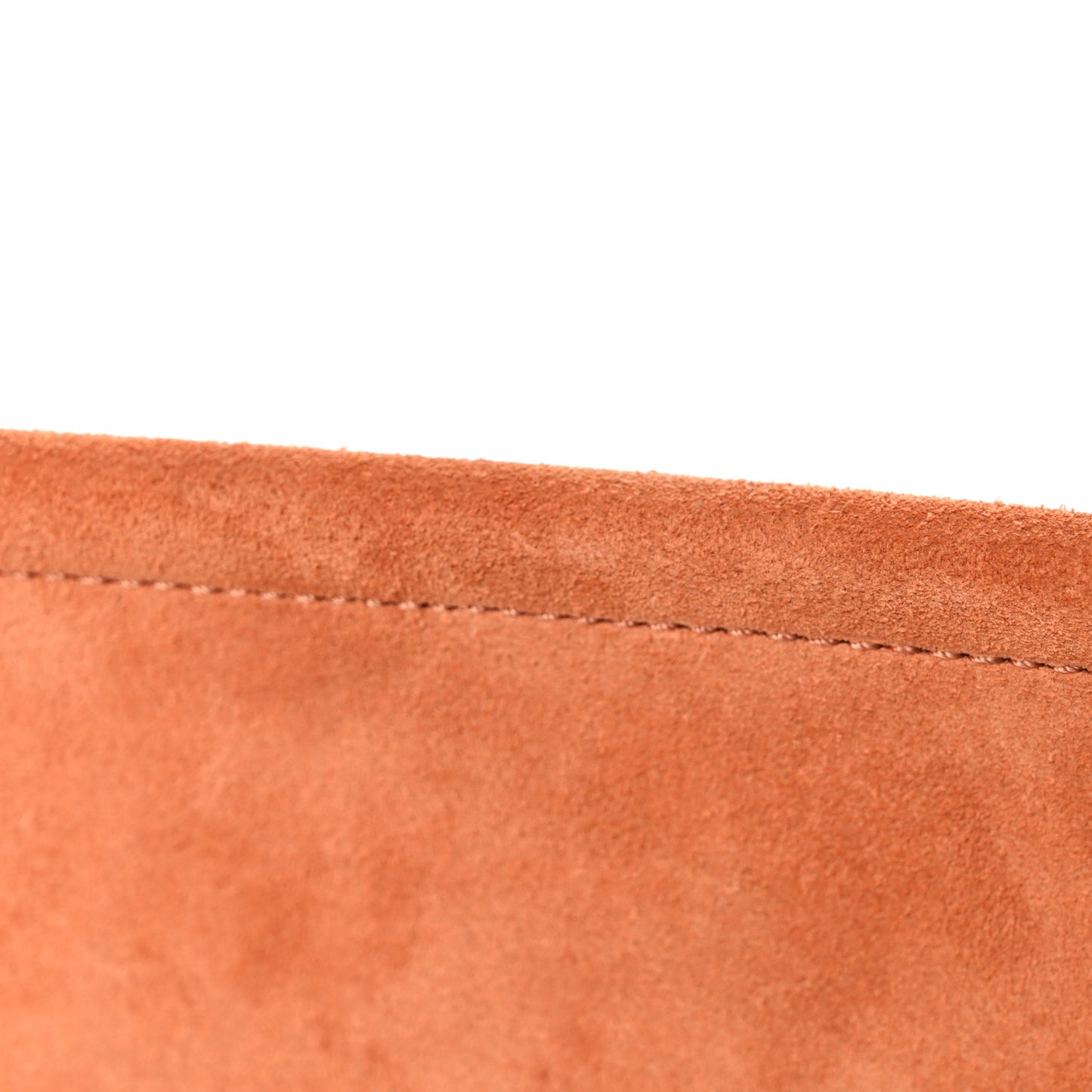 Calfskin Suede Mini Chain Faye Shoulder Bag Tobacco