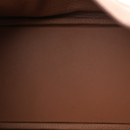 Hermes Taurillon Clemence Lindy 26 Gold 5 of 10