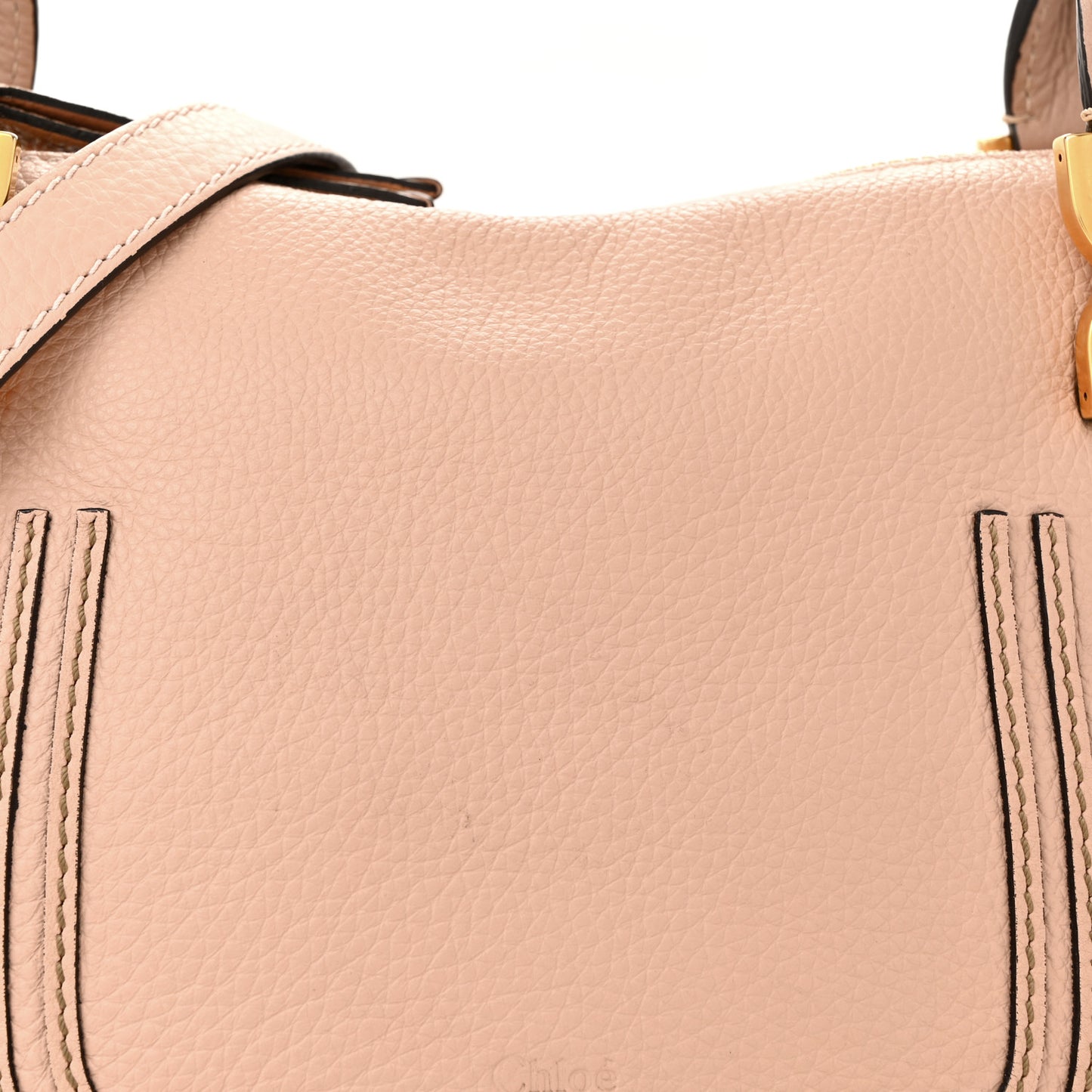 Calfskin Medium Marcie Satchel Blush Nude