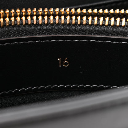 Celine Satinated Calfskin Mini 16 Top Handle Bag Black 6 of 12