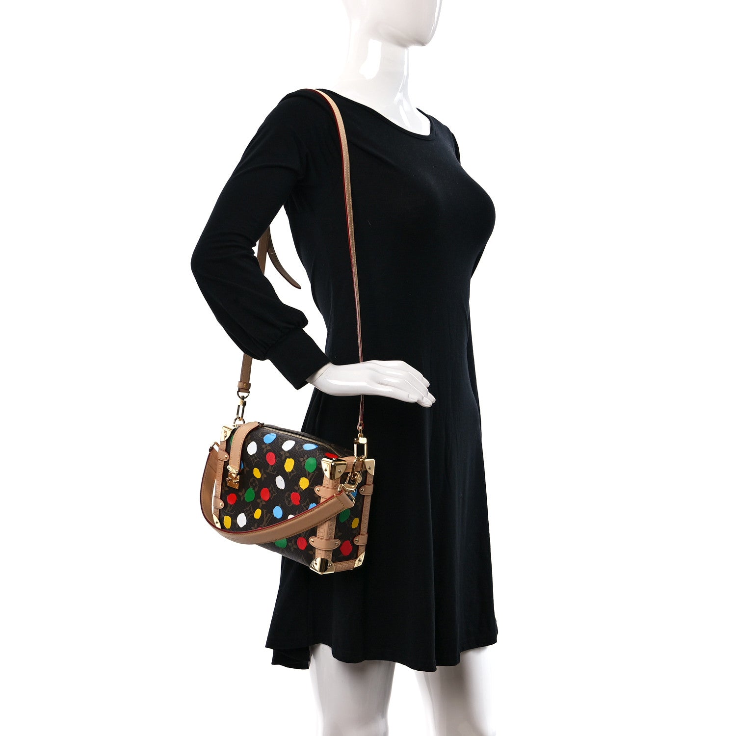 Louis Vuitton LV X YK Monogram Dots Side Trunk Multicolor 2 of 9