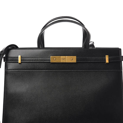 Saint Laurent Calfskin Small Manhattan Shopper Tote Black 9 of 9
