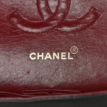 Chanel Lambskin Quilted Medium Double Flap Black 7 of 15