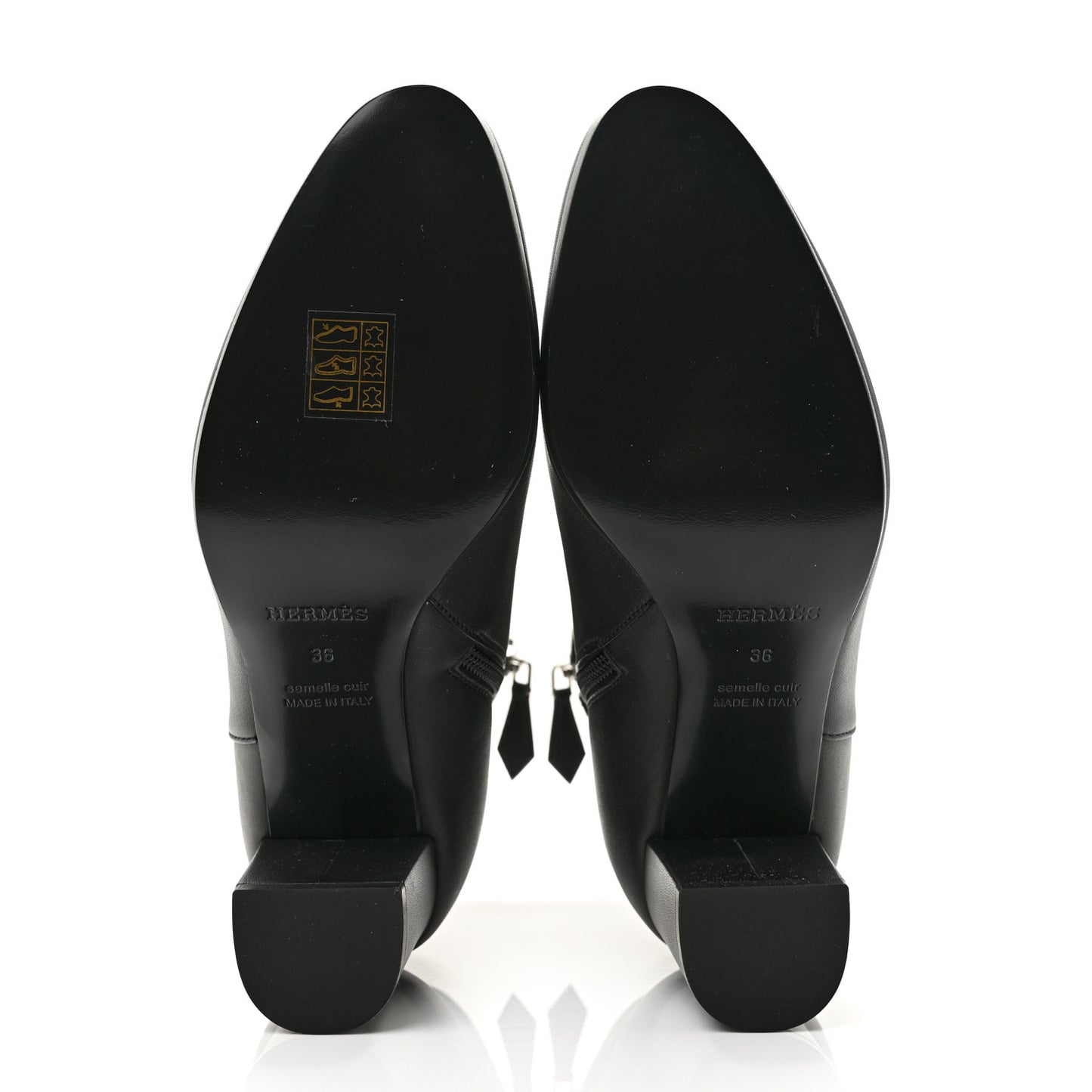 Calfskin Saint Germain Ankle Boots 36 Black
