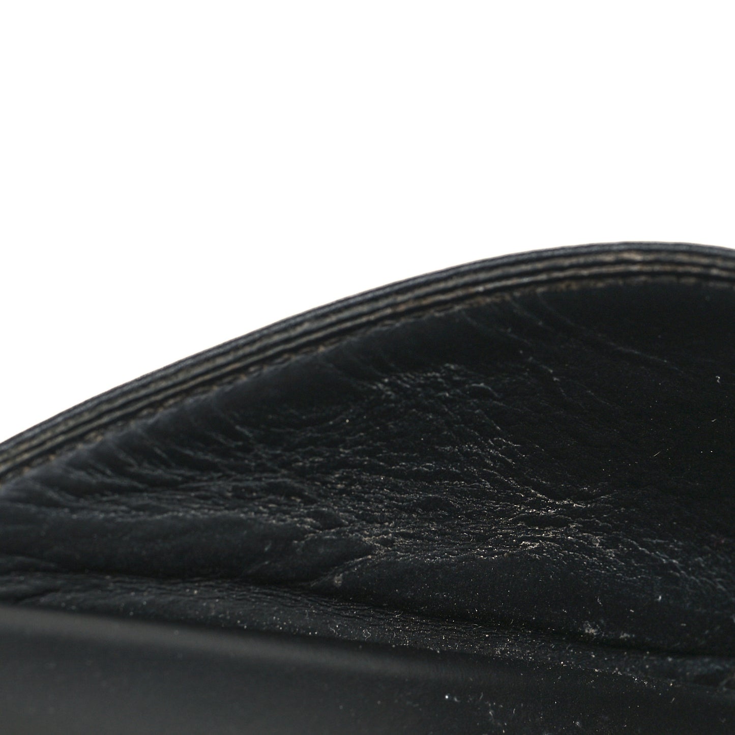 Vitello Womens Fendigraphy Slide Sandals 38.5 Black