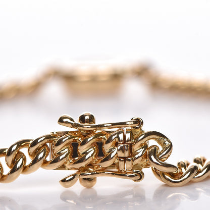 Chopard 18K Yellow Gold Happy Diamonds Heart Chain Bracelet 4 of 4