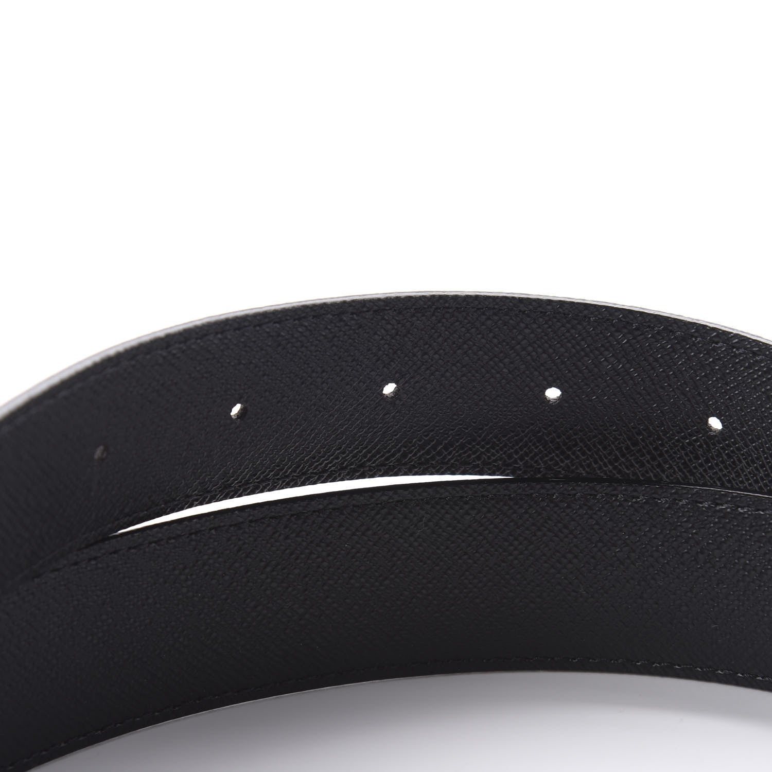 Louis Vuitton Calfskin Monogram 30mm LV Initiales Reversible Belt 90 36 Black 4 of 5
