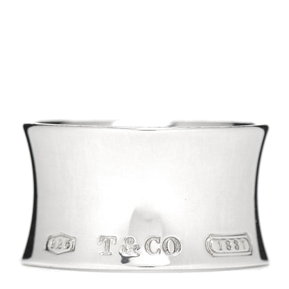 Tiffany Sterling Silver Wide 1837 Ring 53 6.25 1 of 4