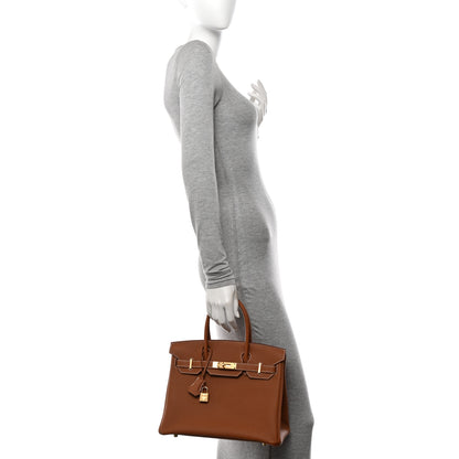 Hermes Togo Birkin 30 Gold 2 of 12