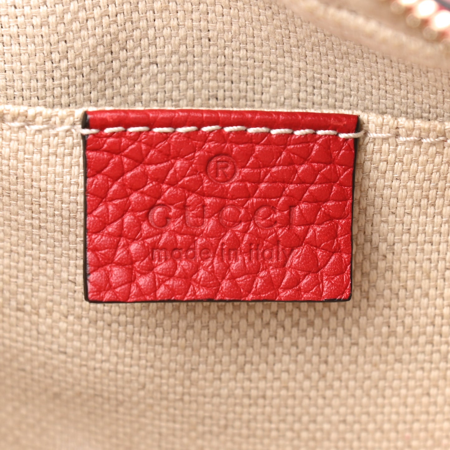 Pebbled Calfskin Small Soho Disco Bag Tabasco Red