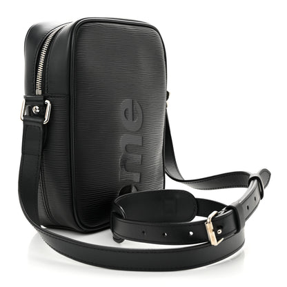 Louis Vuitton X SUPREME Epi Danube PM Black 3 of 10