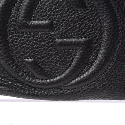 Gucci Pebbled Calfskin Small Soho Disco Bag Black 10 of 12