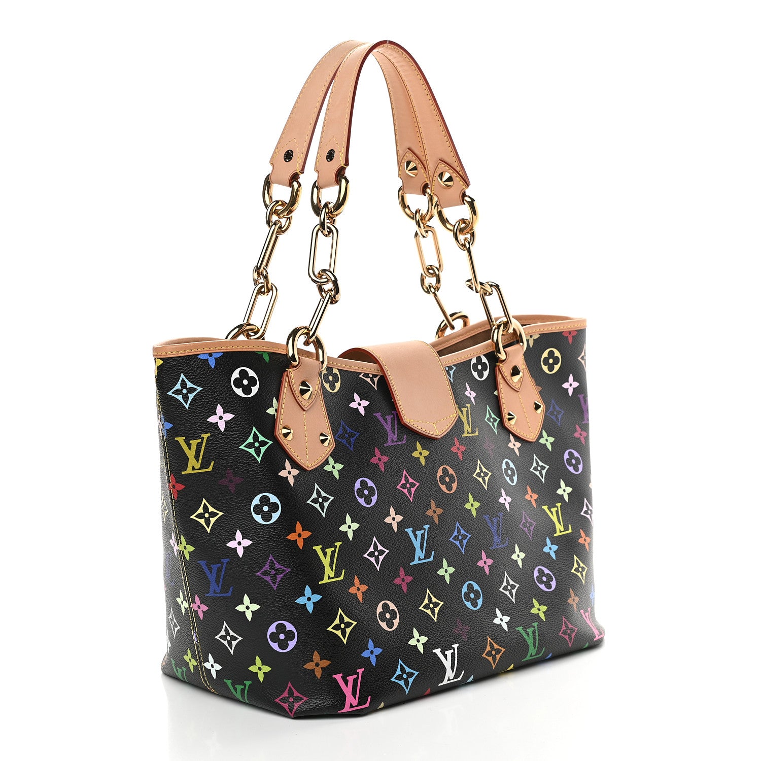 Louis Vuitton Monogram Multicolor Annie GM Black 3 of 9
