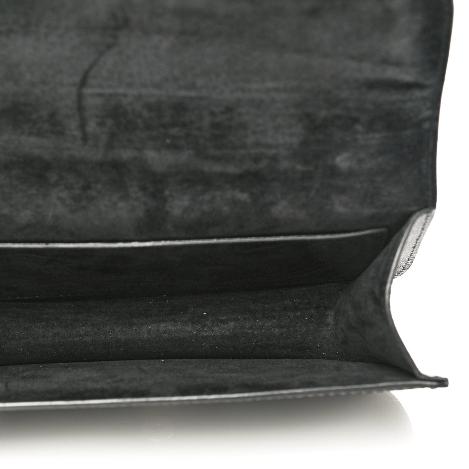 Alexander McQueen Grained Calfskin Small Insignia Flap Black 5 of 13