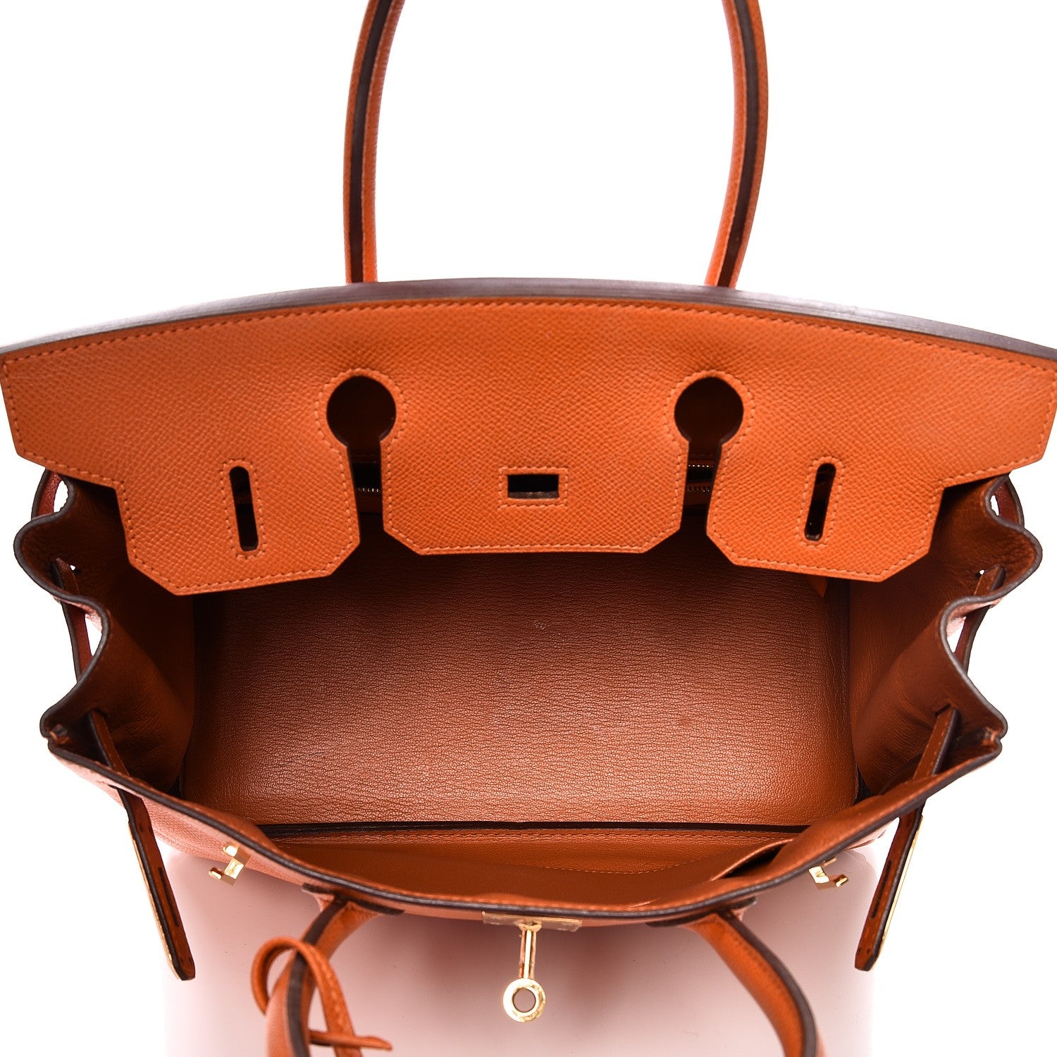 Hermes Epsom Birkin 30 Orange 7 of 41