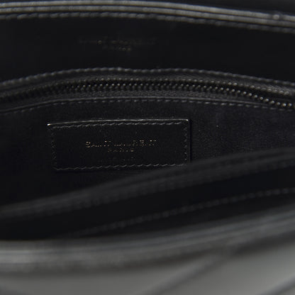 Saint Laurent Calfskin Y Quilted Monogram Toy Loulou Crossbody Bag Black 8 of 10