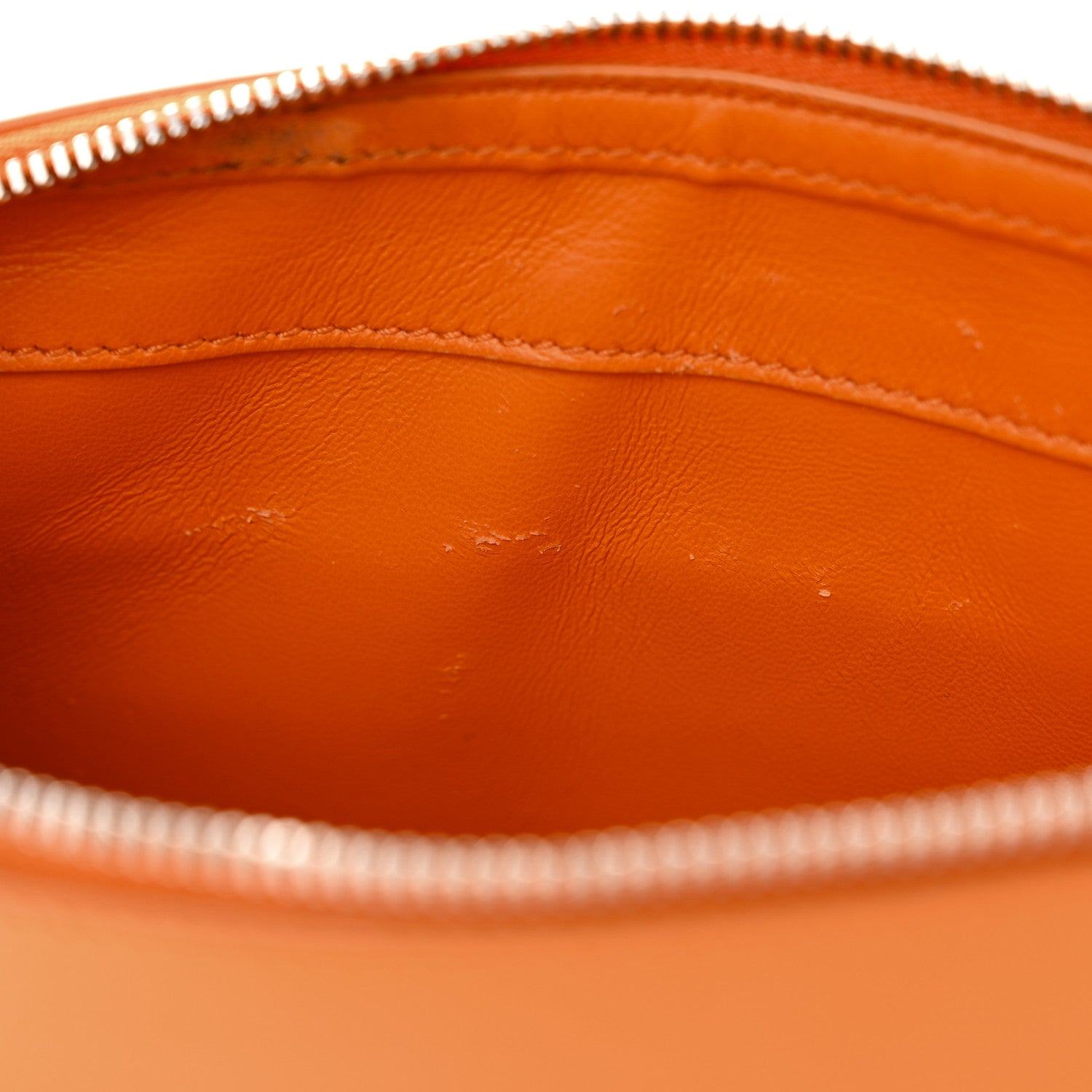Burberry Calfskin Small Olympia Chain Shoulder Bag Orange 11 of 12