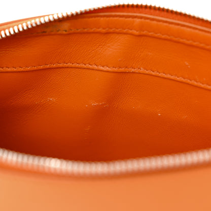 Burberry Calfskin Small Olympia Chain Shoulder Bag Orange 11 of 12