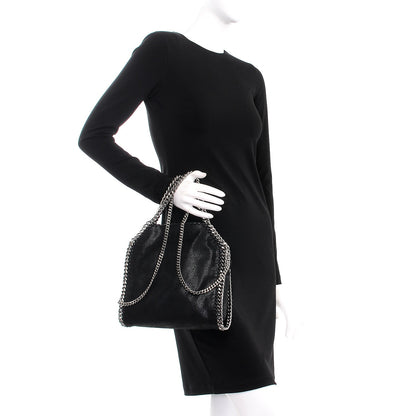 Stella McCartney Shaggy Deer Mini Falabella Tote Black 3 of 9
