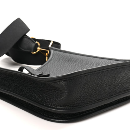 Hermes Taurillon Clemence Evelyne 23 Poche III Black 9 of 10