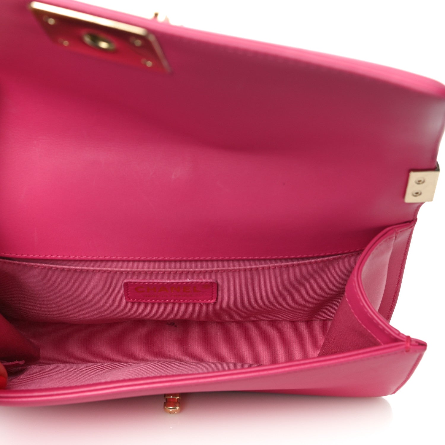 Chanel Lambskin Quilted Medium Boy Flap Pink 4 of 15