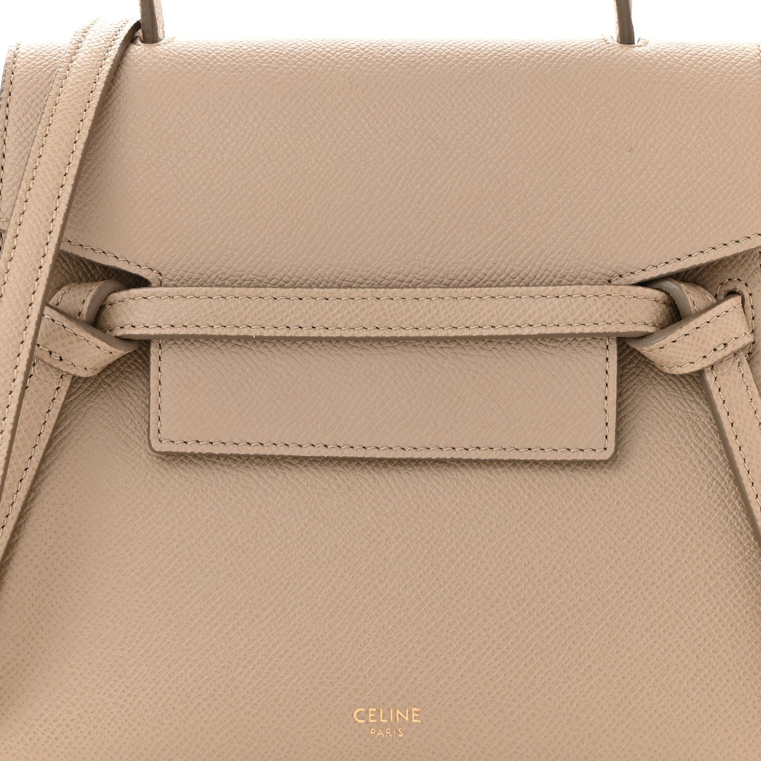 Celine Grained Calfskin Nano Belt Bag Light Taupe 8 of 10