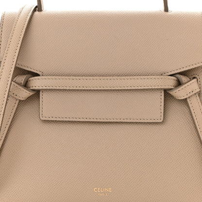 Celine Grained Calfskin Nano Belt Bag Light Taupe 8 of 10